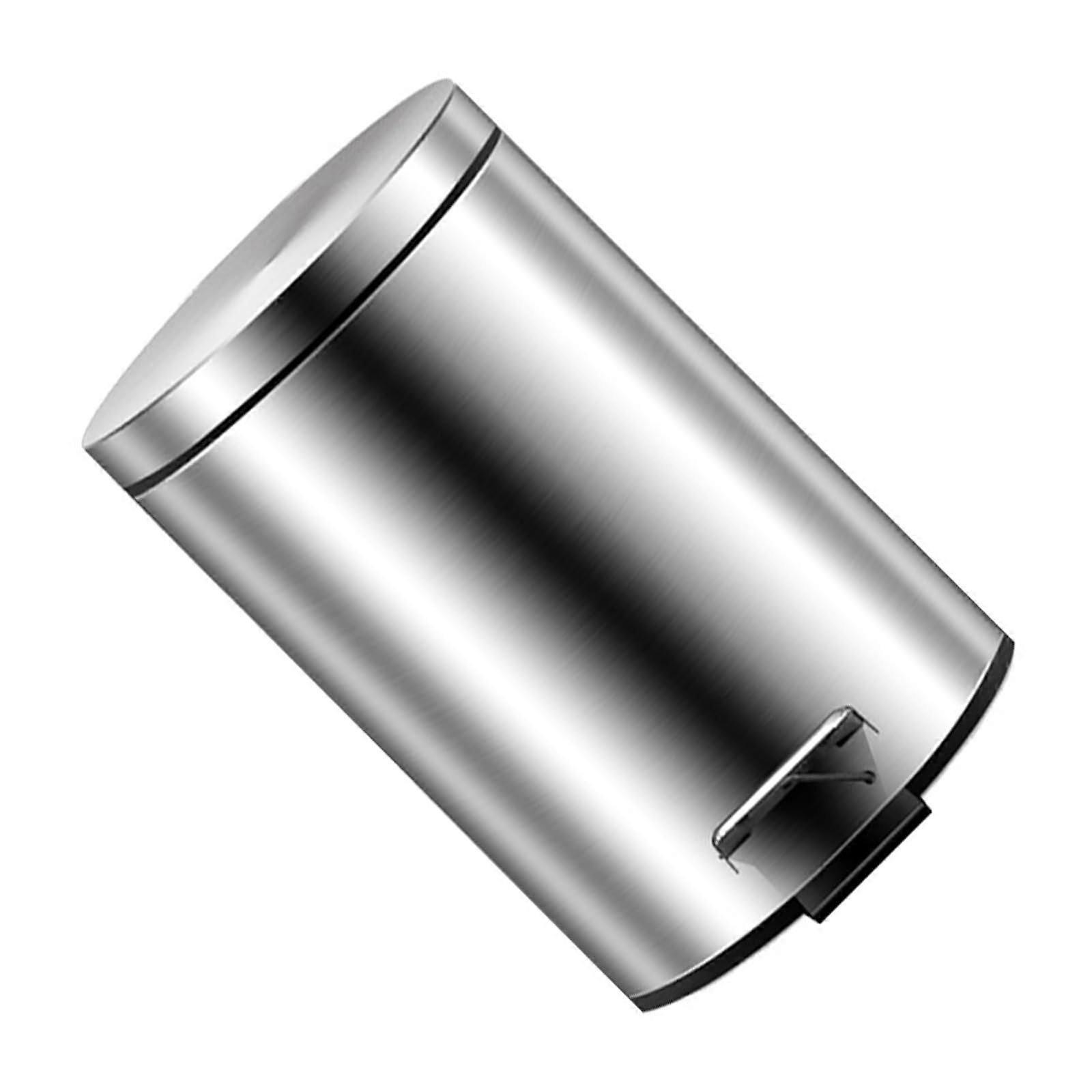 Stainless Trash Can With Soft Close Lid Stainless Steel Waste Bin For Bathroom And Living Spaces