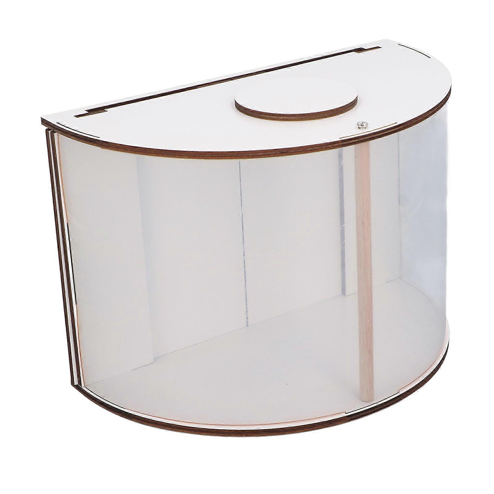 Window Bird Feeder 180° Clear View Indoor Window Wooden Transparent Bird House for Single Or Double Hung Windows