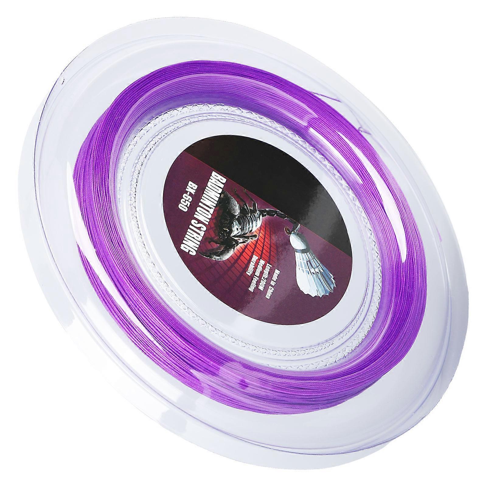 0.72mm 200m Badminton Racquet String Nylon Badminton Training Racket String Line BX 650 Purple 