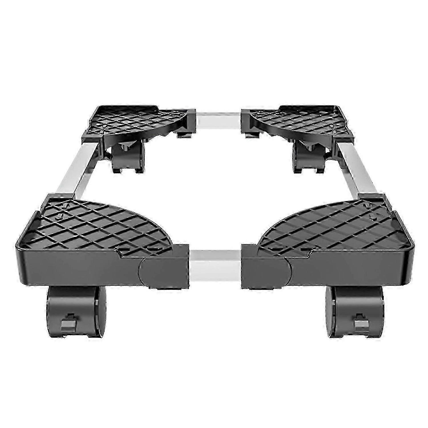 Computer Case Stand Stretchable Adjustable Efficient Heat Dissipation with Caster Wheels Mobile Roll