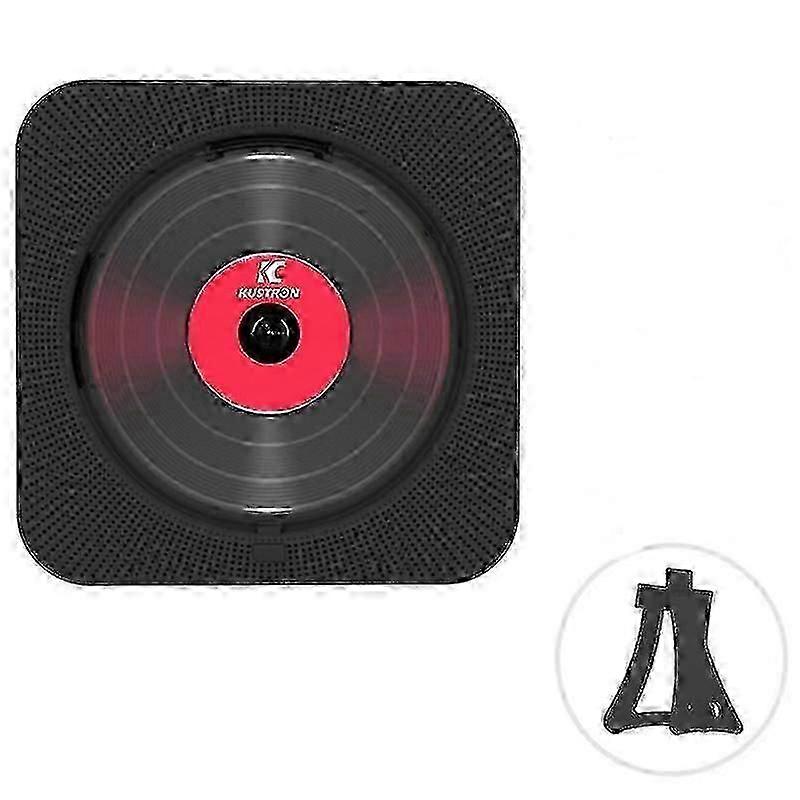 Portable Cd Player Bluetooth Speaker Stereo Led Screen Wall Mountable Music With Ir Remote Control F