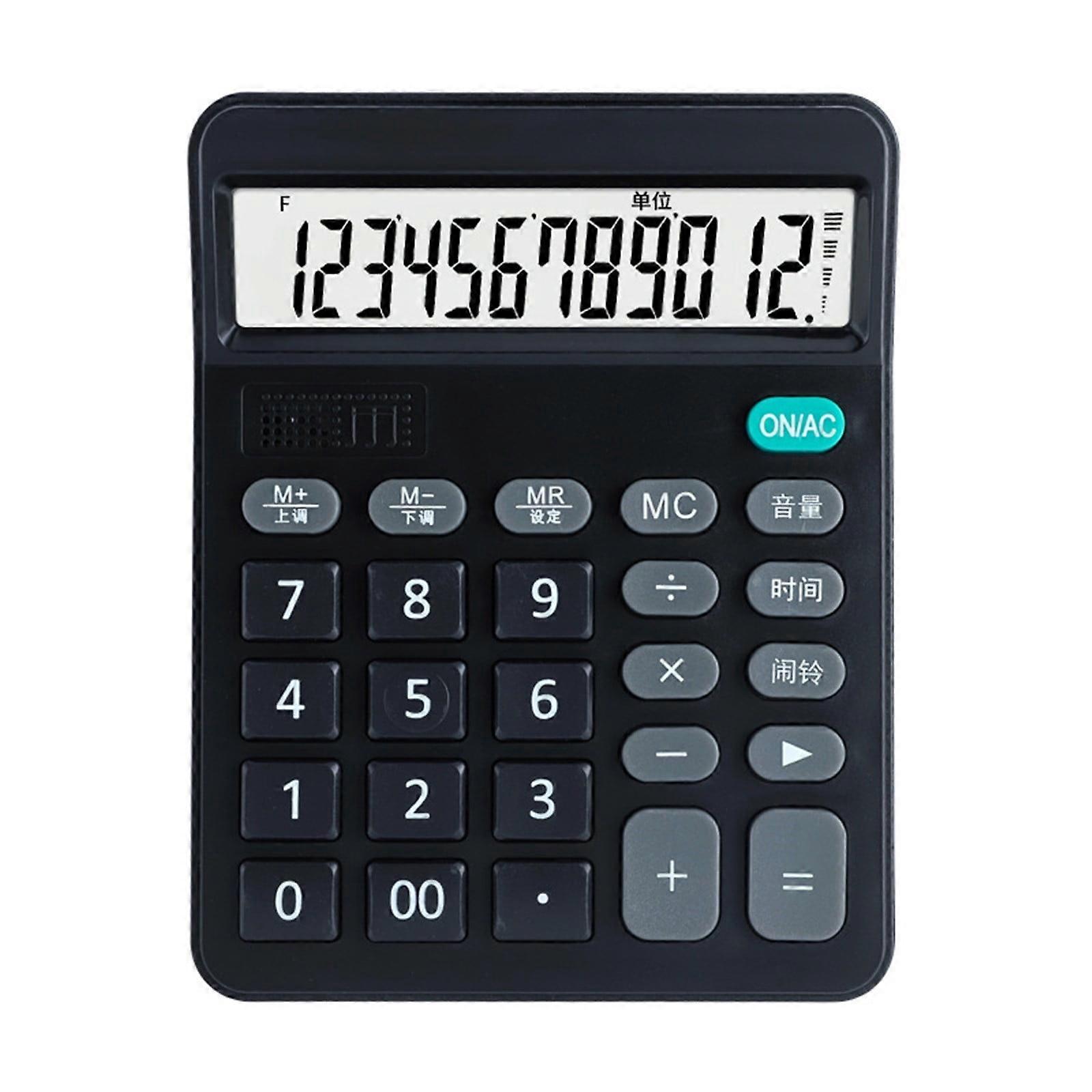 Scientific Calculator 12 Digits Large Display And Buttons Clear Large LCD Display Ideal For Office School Home And Business Use