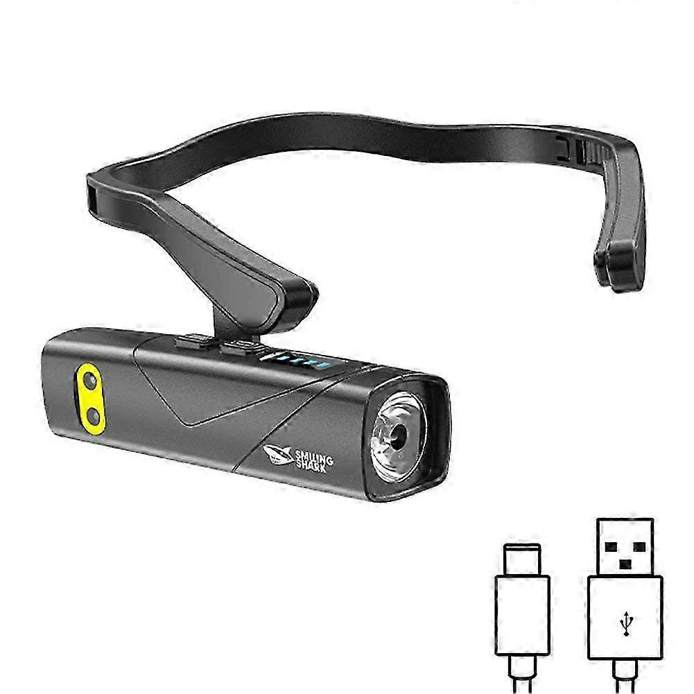 Headlamp Rechargeable 2025 Ear-Mounted LED Head Torch 1000 Lumen Motion Sensor