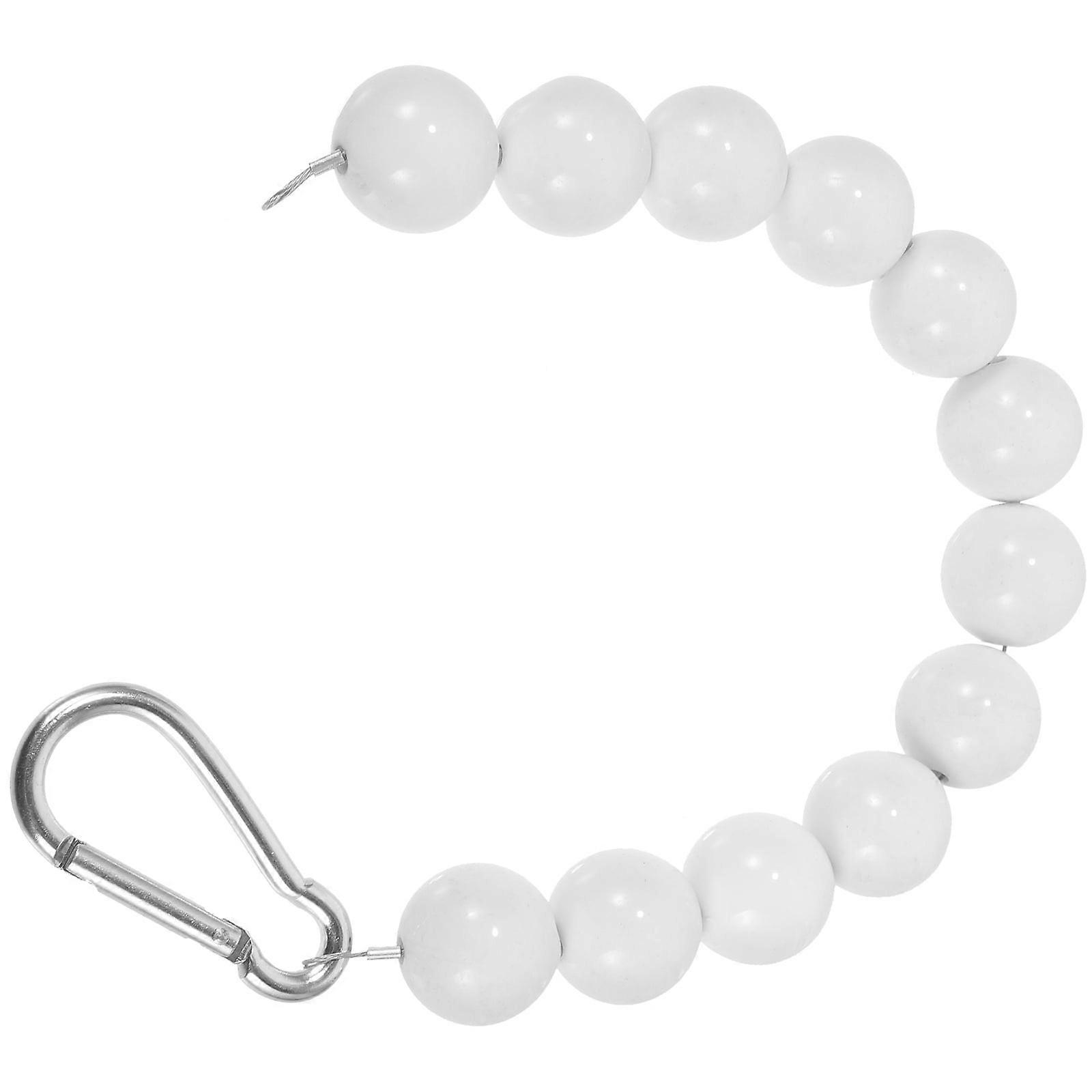 Flag Pole Windproof Ring Flagpole Guide Beaded Chain Flagpole Guide Tool