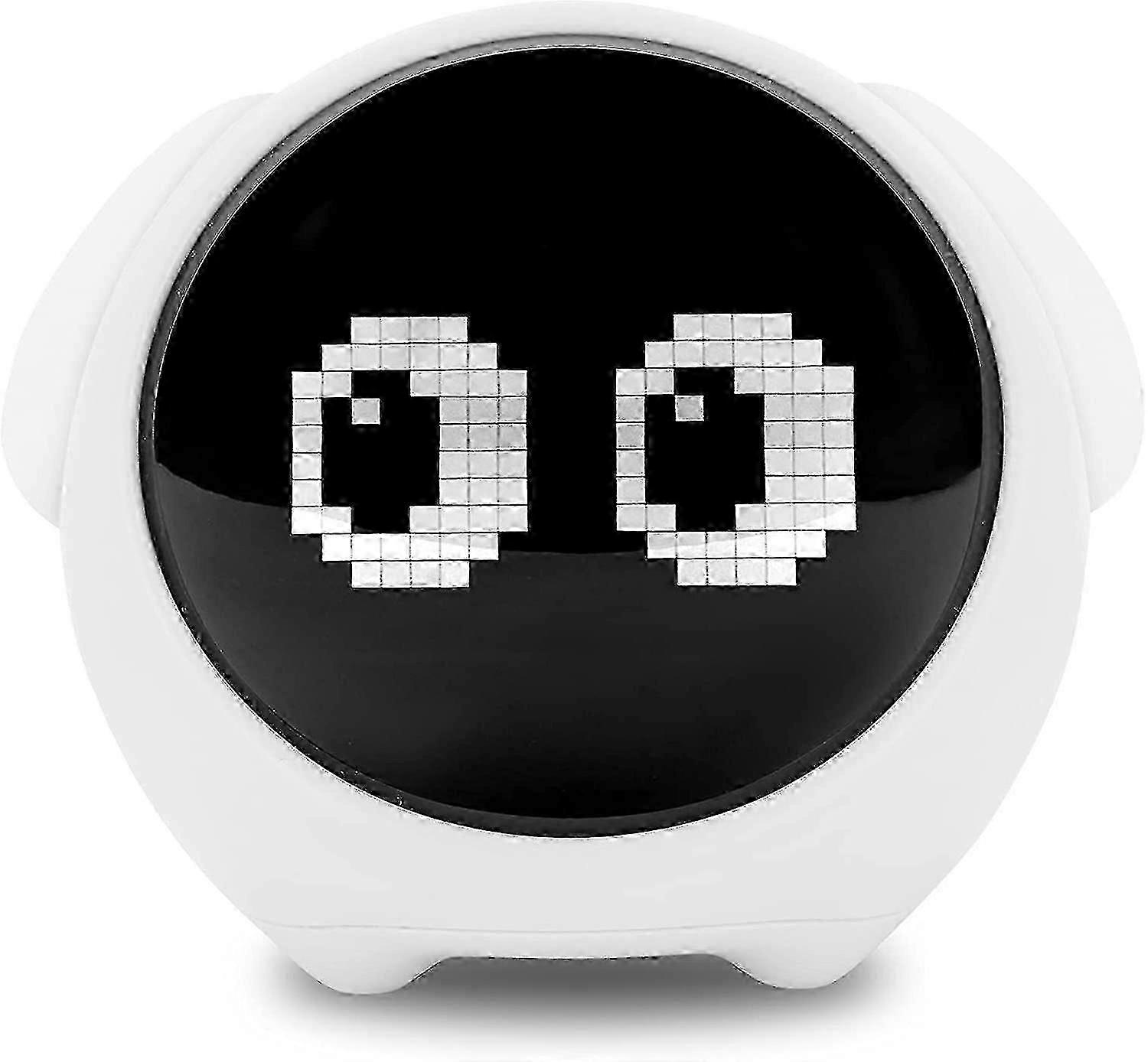 子供のための目覚まし時計かわいい目覚まし時計寝室のための男の子と女の子のためのナイトライト付きLEDディスプレイ子供のための誕生日かわいい顔の表情とCl