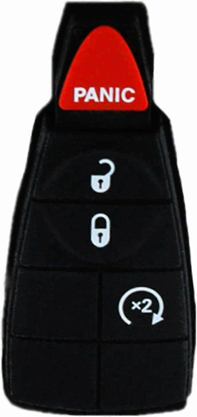 Replacement keyless remote key shell for Dodge Durango Grand Caravan Journey Ram 1500 2500 3500 Jeep Grand Cherokee