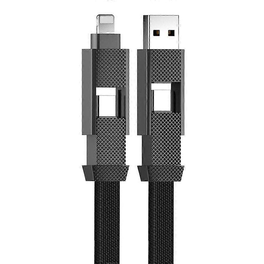 0.15m 60W USB-A / Type-C to 8 Pin / Type-C Fast Charging Data Cable