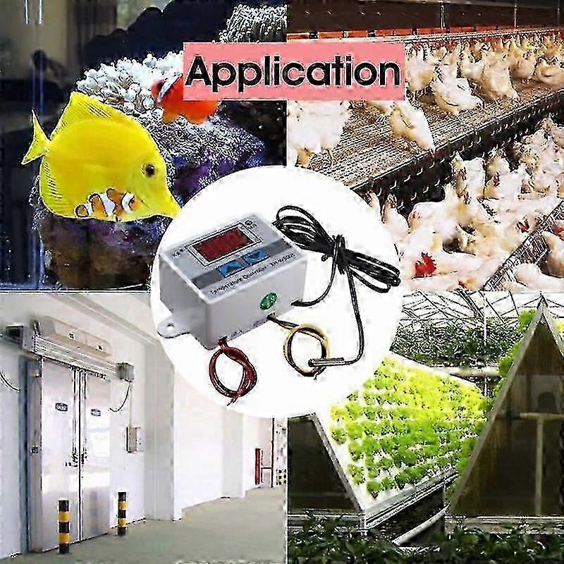 TEMPSA Digital Thermostat Temperature Controller Regulator + Probe 220V 10A