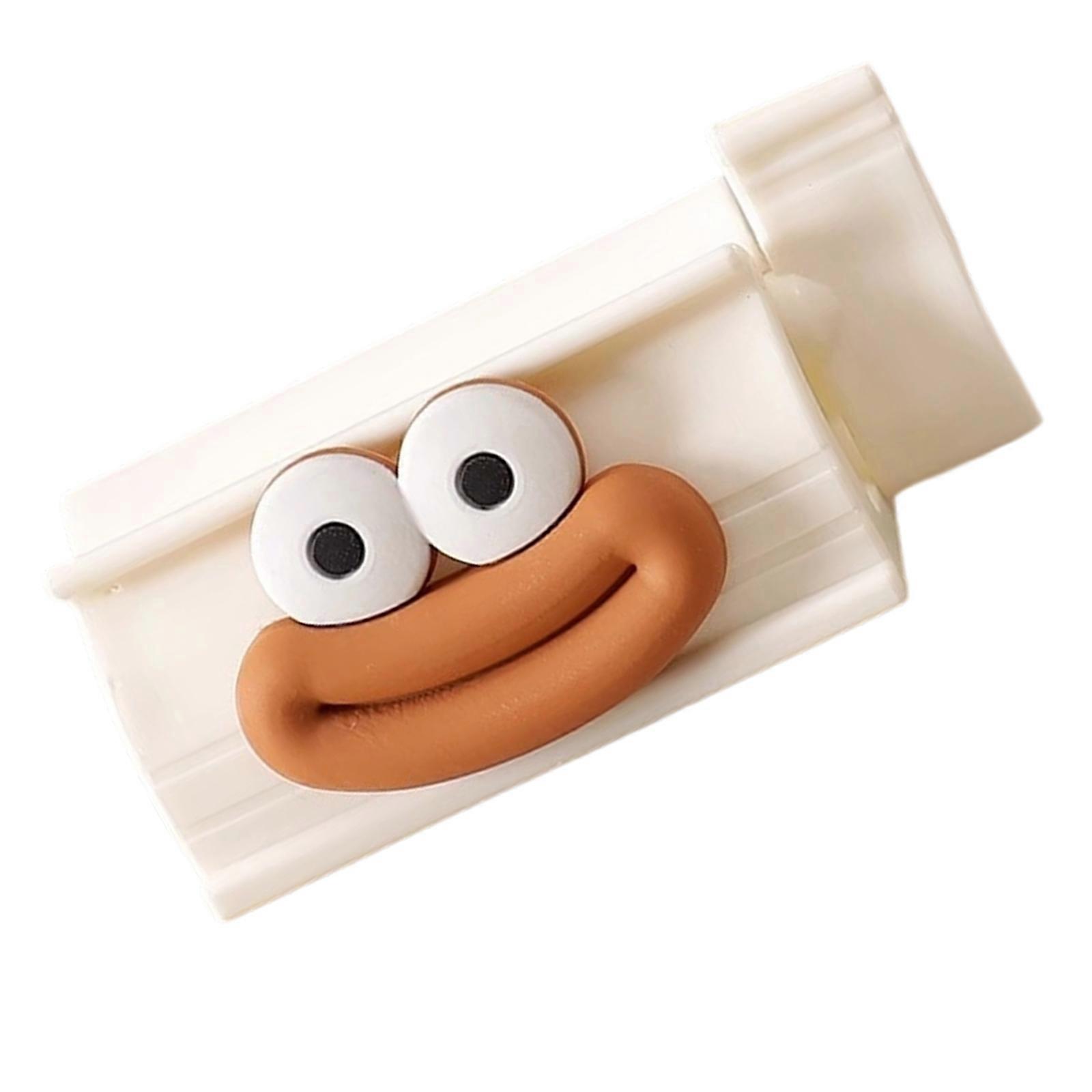 Quick Squeeze Toothpaste Roller Tool Delicate Bathroom Organizers Effortlessly Operation Safe Materials For Elderly Children Use  White