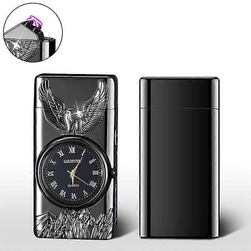 Portable Arc Cigarettes Smoking Lighters with Watch Torch Windproof Lighter