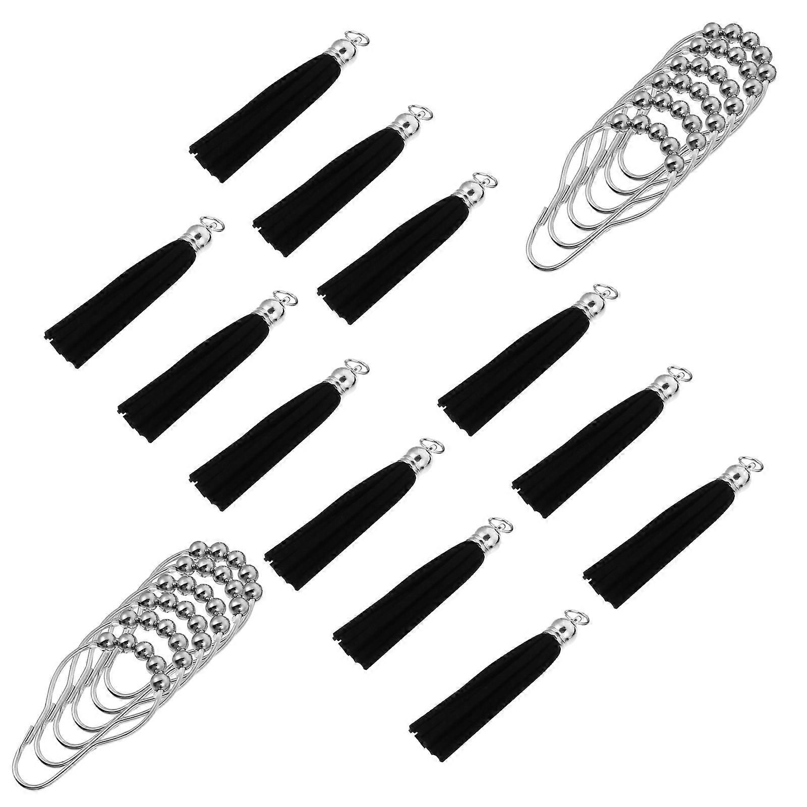 Shower Curtain Hook Rollerball Rings for Bathroom with 12Pcs Pack