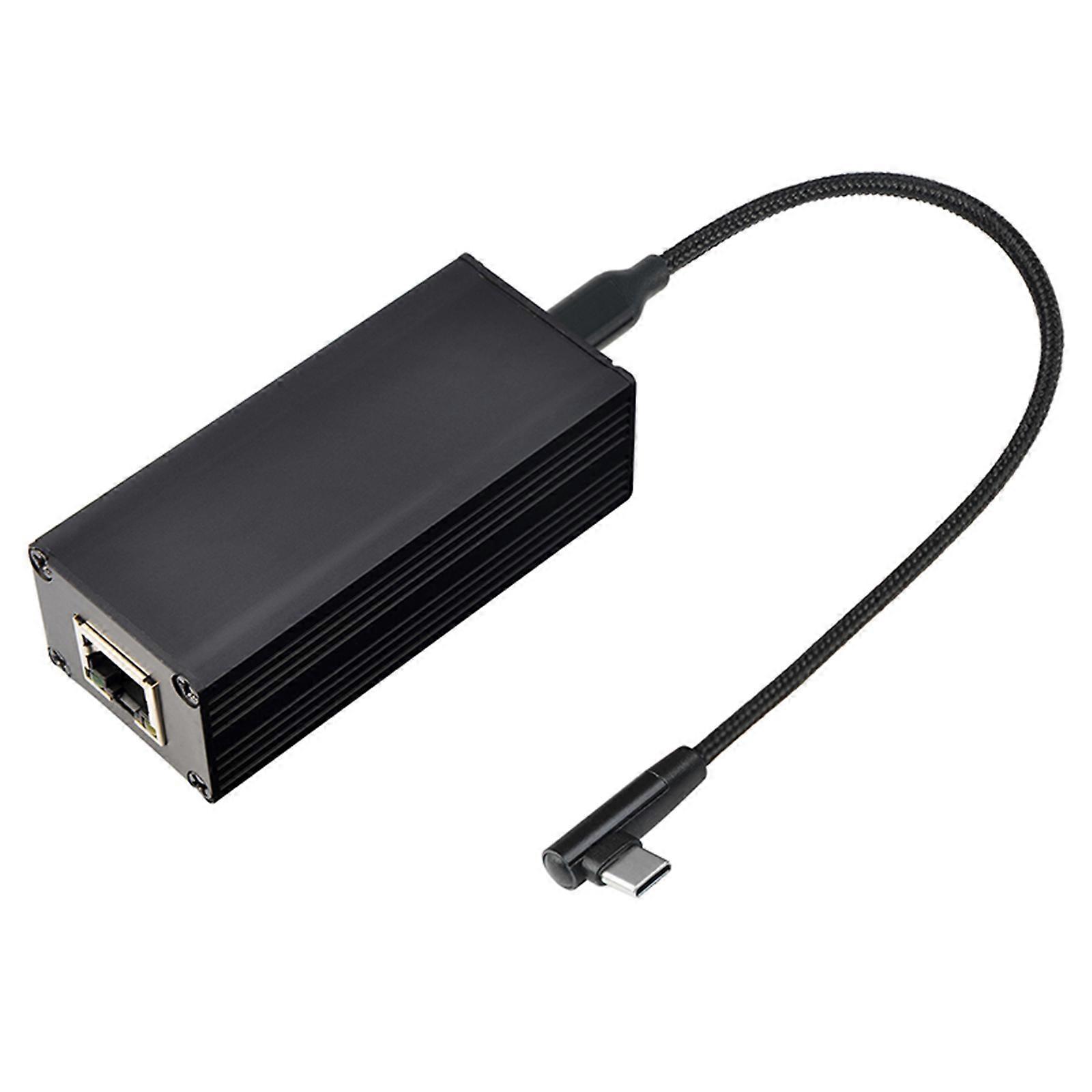 PoE to USB C Converter POE to Type C Driver 20V Output 10/100Mbps Ethernet Adapter Mobile Device Broadband for Phone Multicolor