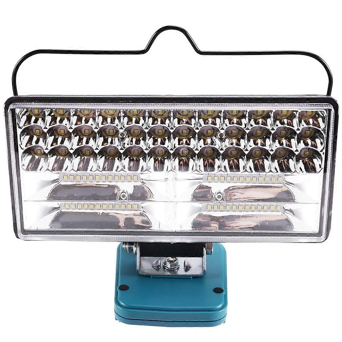 8 Inch Portable LED Floodlight for 18V Lithium Batteries Dual Lighting Modes Emergency Light PD18W F