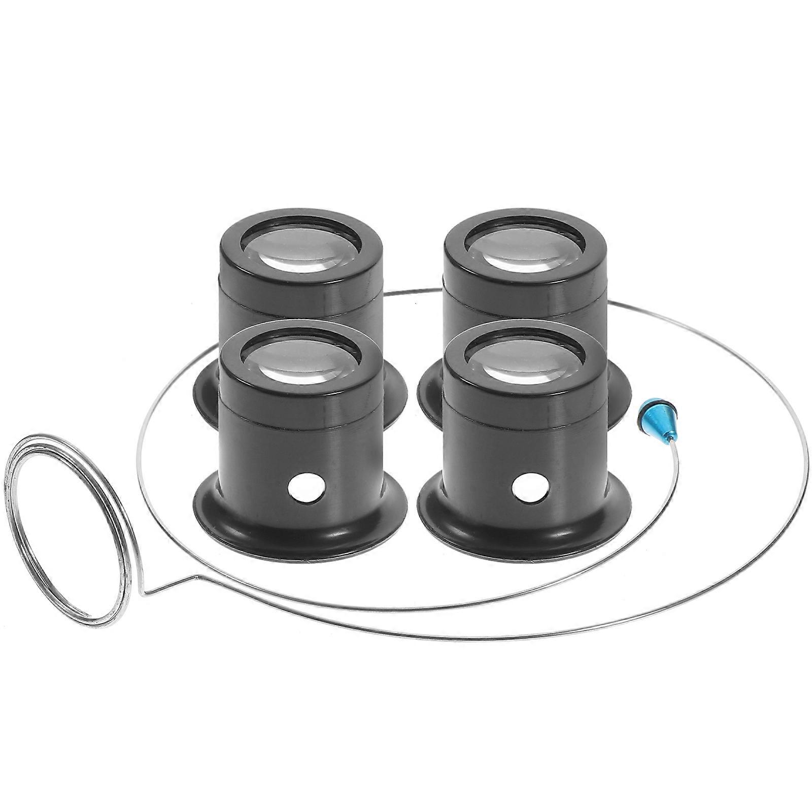 1 set 10x praktisk förstoringsglas för urmakare inspektionslupp