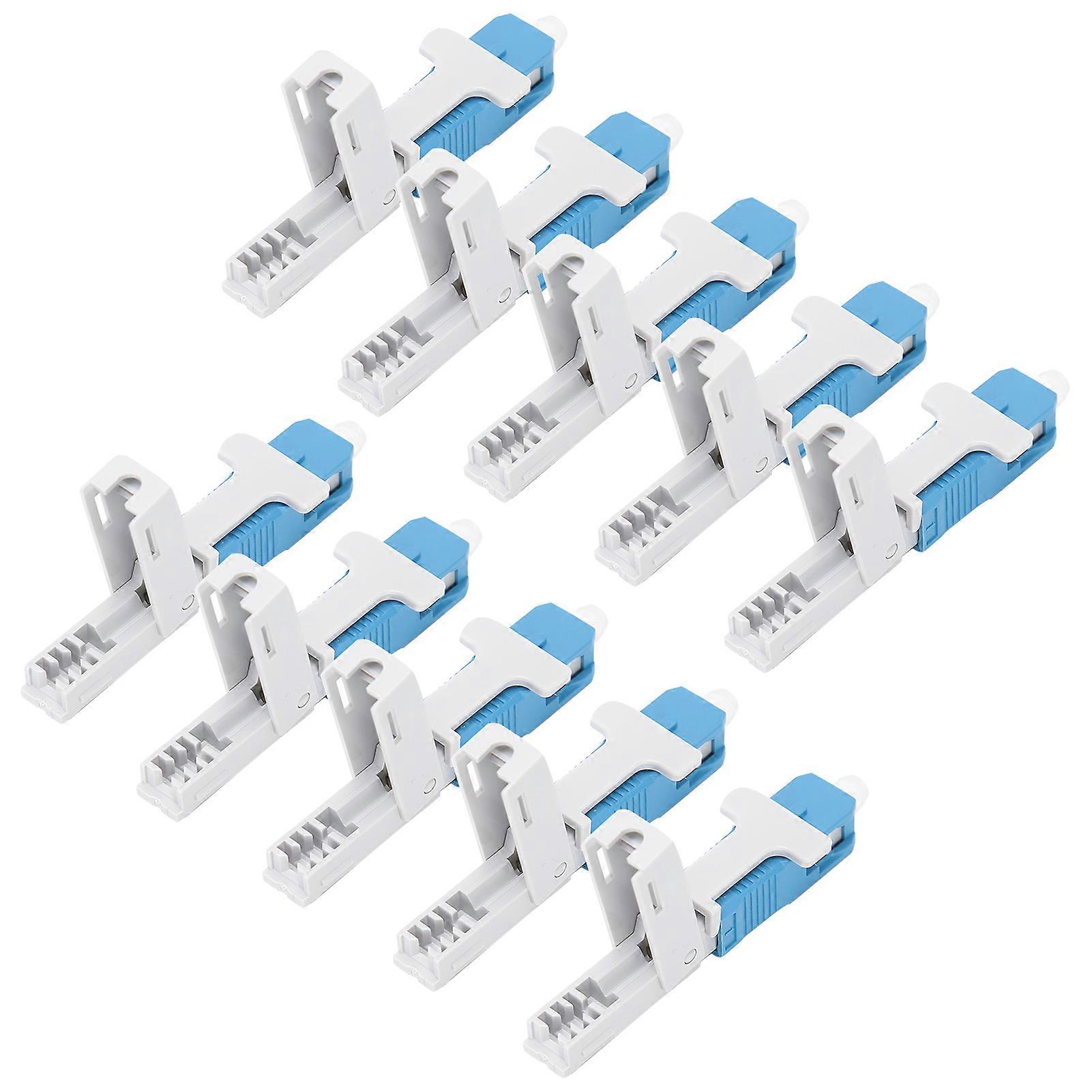 10Pcs Fiber Optic Quick Connector Embedded Type SC/UPC Cold Optical Fast Connecting