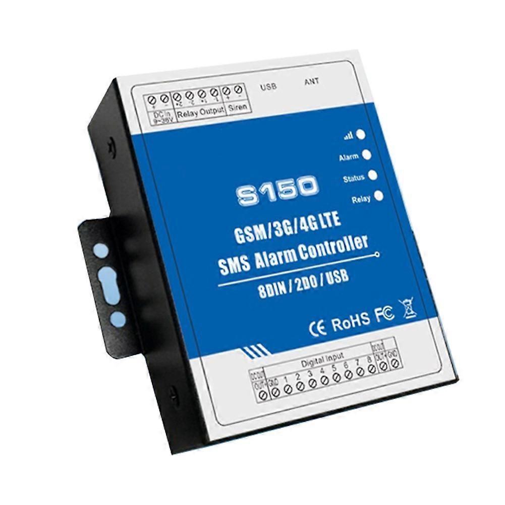 GSM 4G RTU SMS Alarm Controller S150 8DIN 2Relay Switch Industrial IoT Monitoring System ingebouwde 4G-versie