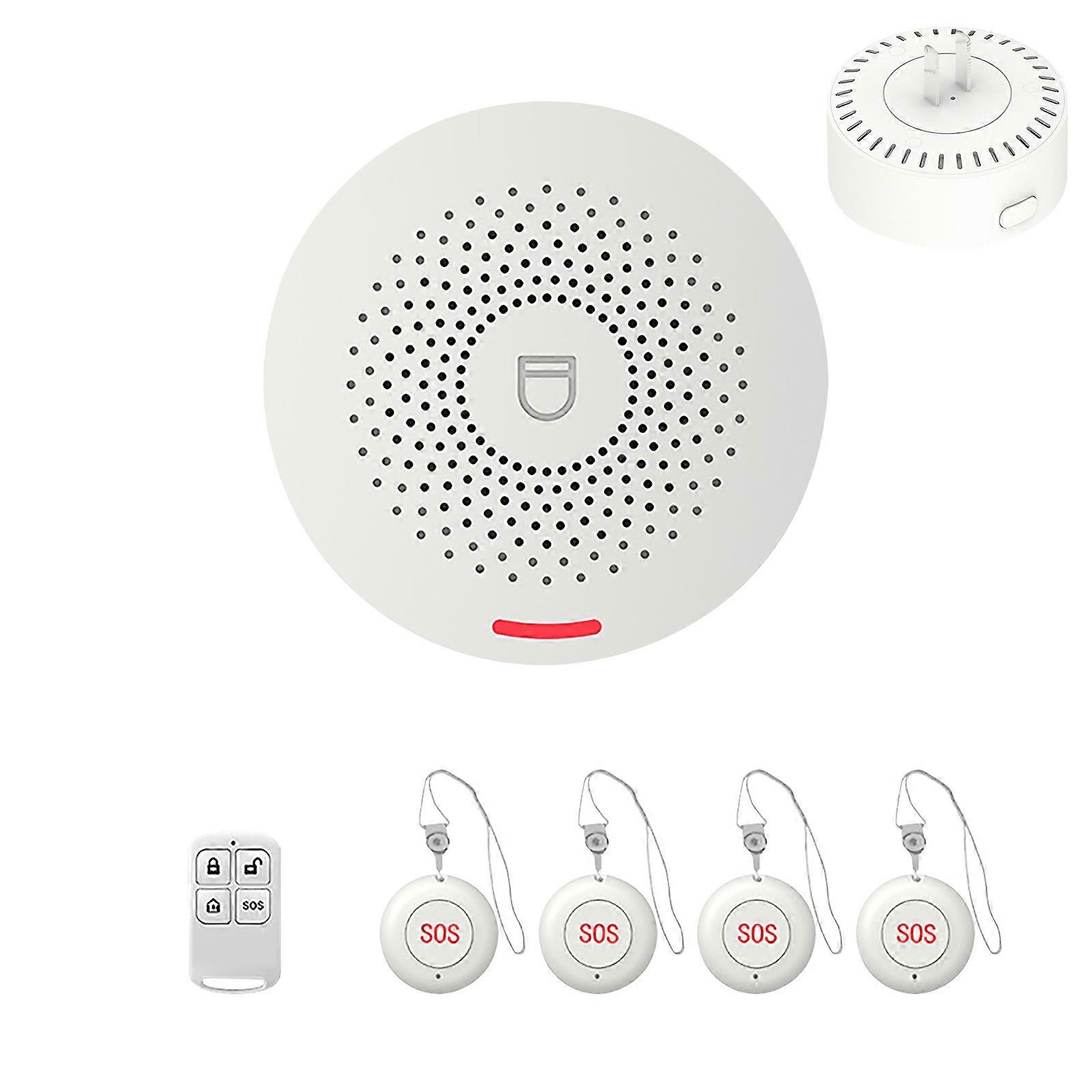 Potential Consistent Crisis Warning Button For Elderly Monitoring Shock Resistant ABS Substance Denial Wiring Required 110 250V Global Assistance