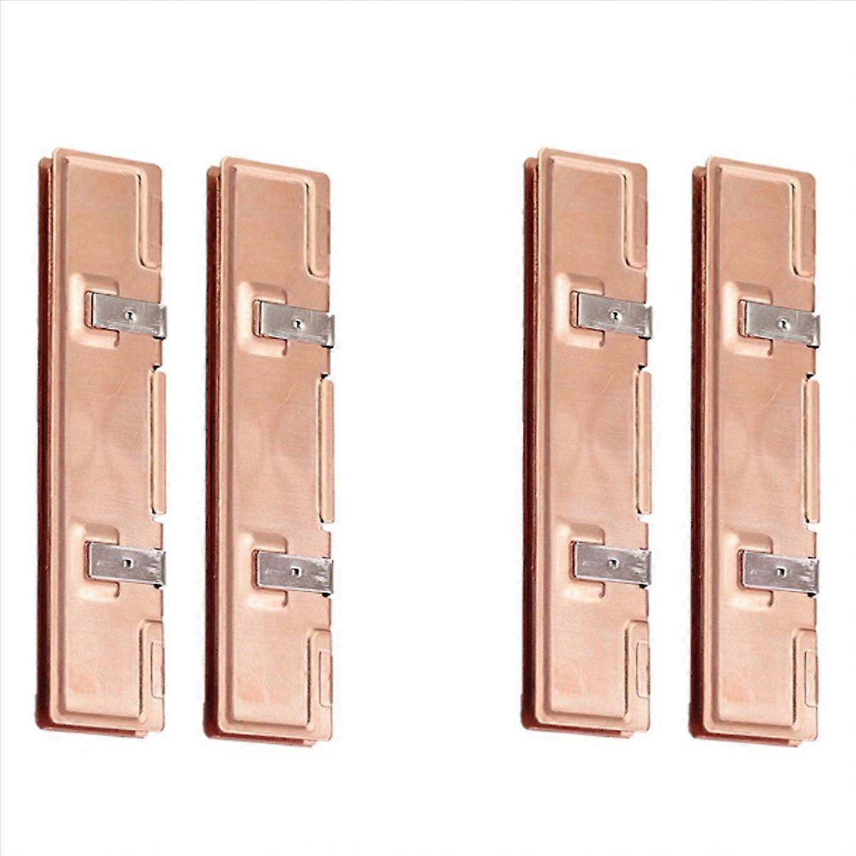 4Pcs Pure Copper RAM Heatsink Radiator for Ram Memory Cooler Cooling Heat Sink Desktop Memory Radiat