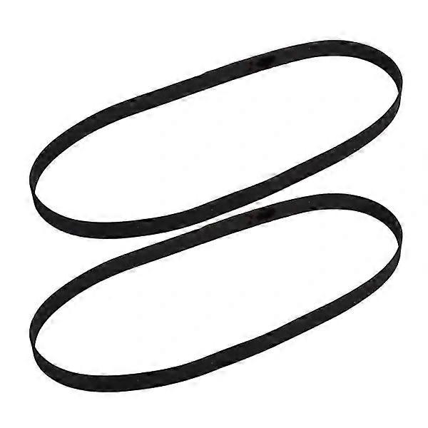 2 pcs Replacement Rubber 627mm x 4mm x 0.6mm Turntable Turntable Strap