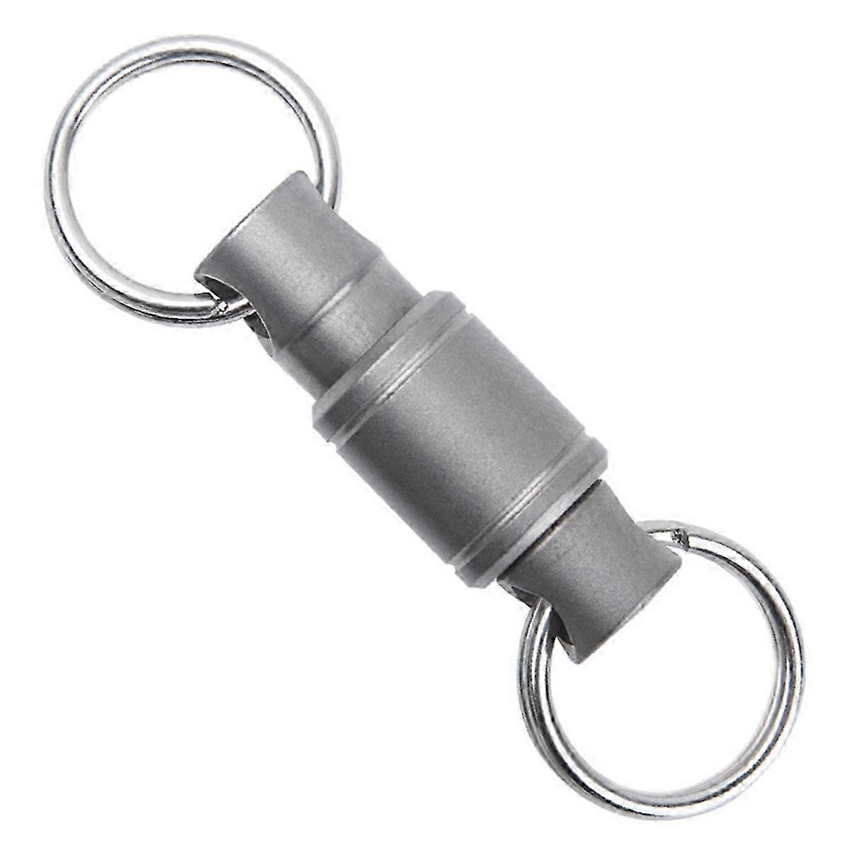 Alloy Two Way Key Ring Detachable Key Attachment Multifunctional Rust Gray