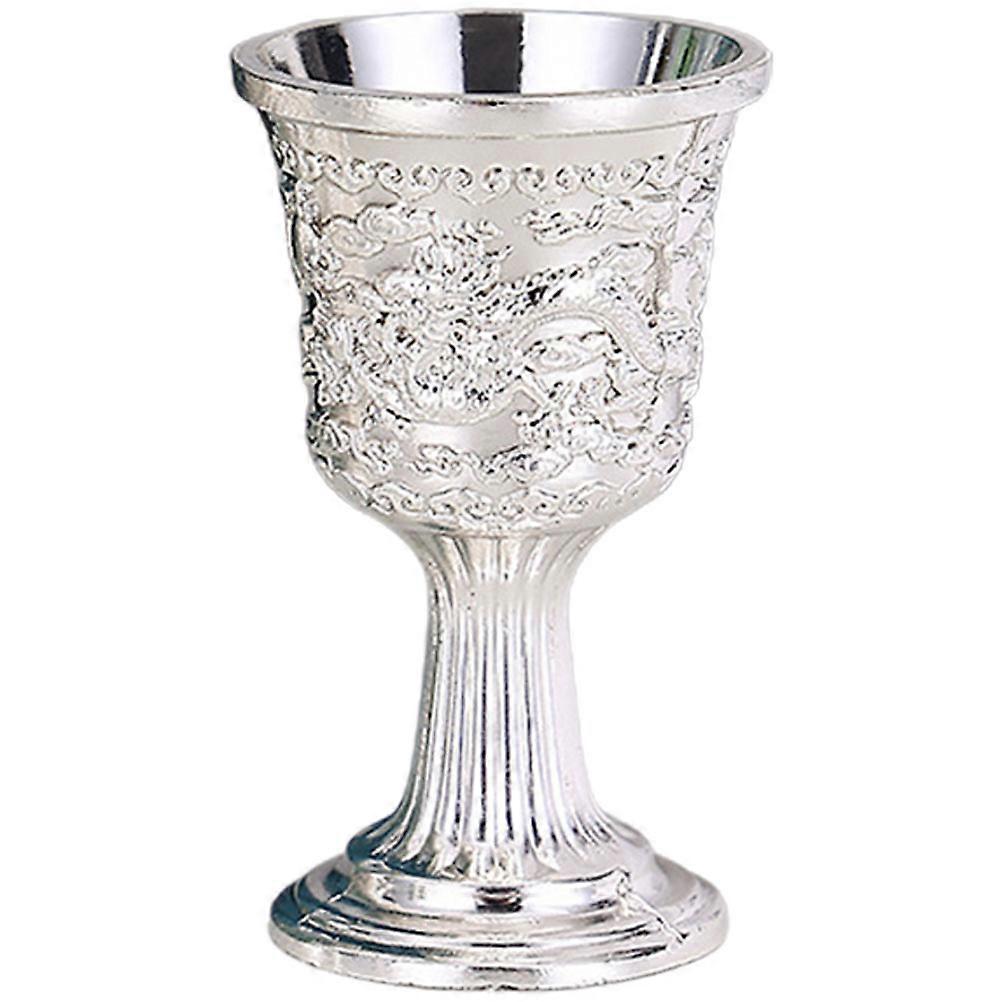 Silver Zinc Alloy Household Wine Goblet Multi-Function Liquor Cup