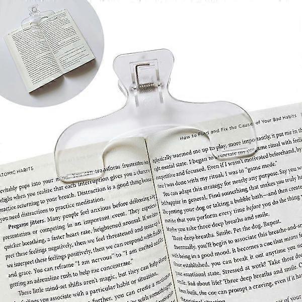 Transparent book stand, practical reading accessories for teaching reading and holding manuscripts; ideal for teaching and administrative staff.