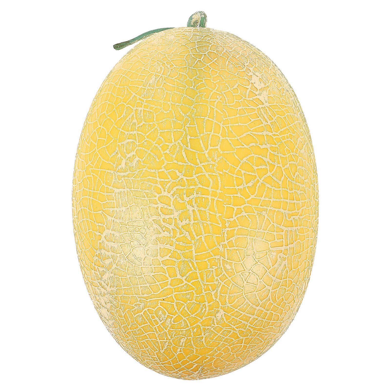 Artificial Cantaloupe Model for Decoration Plastic Multi Color Fruit Props Ideal for