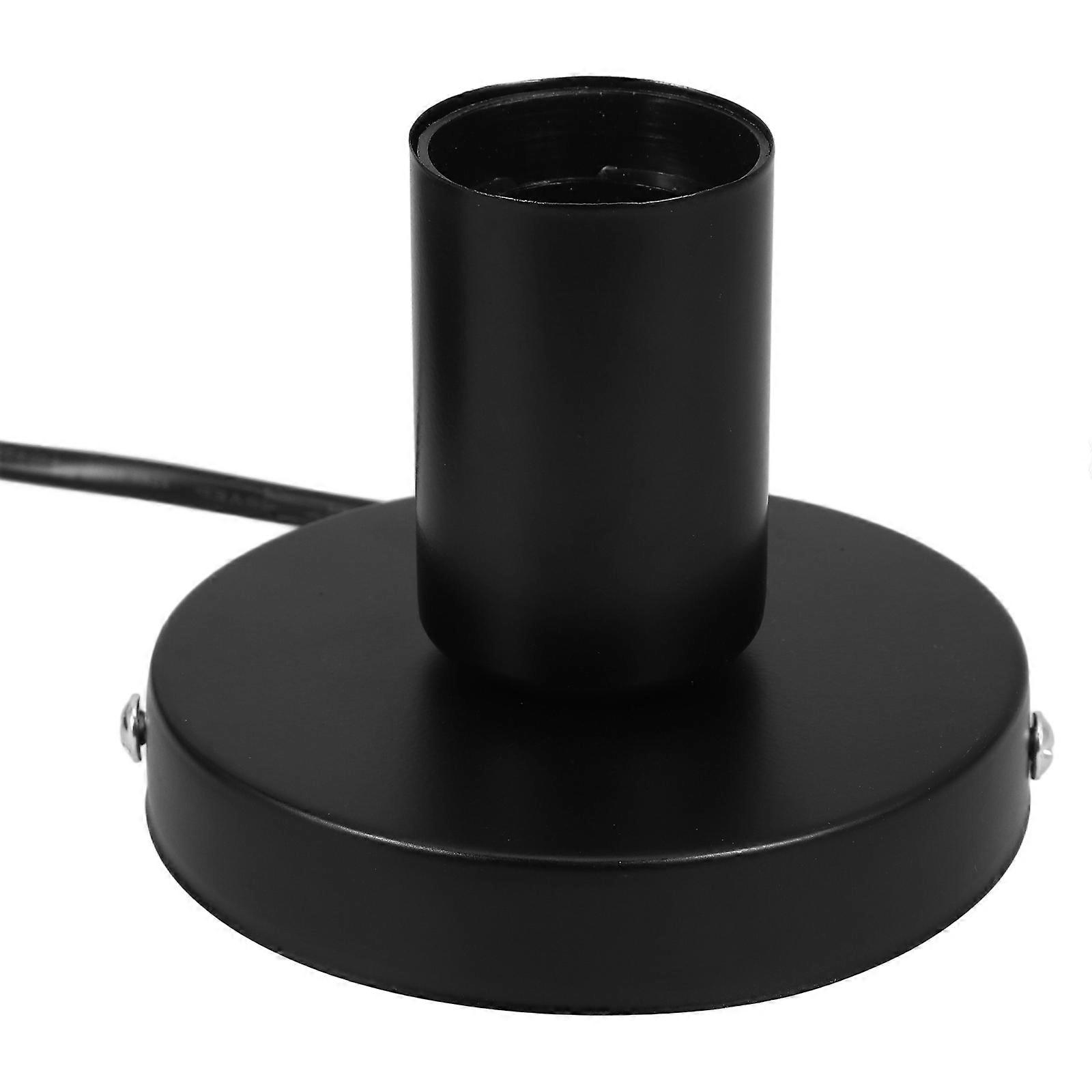 Black Industrial Table Lamp Base for Decoration with Switch 1 Piece