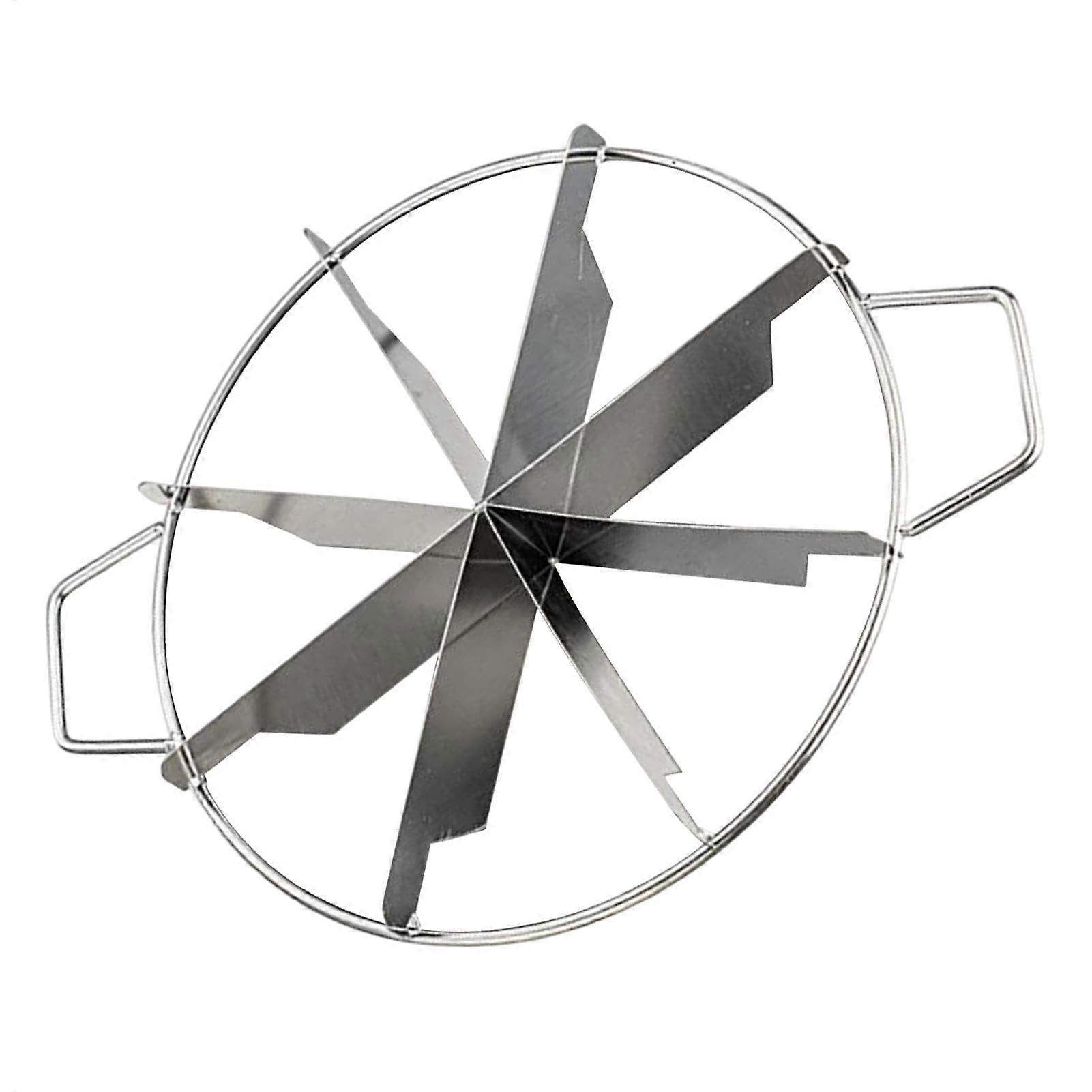 Cake Cutter Slicer with Side Handles for Precise 8 Slice Division, Bread and Pizza Portion Tool