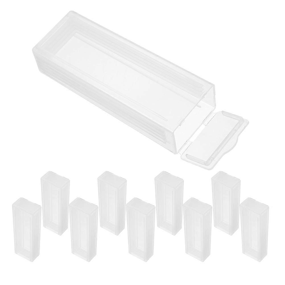 Reusable Slide Boxes Plastic Microscope Slide Storage Case for 60Pcs