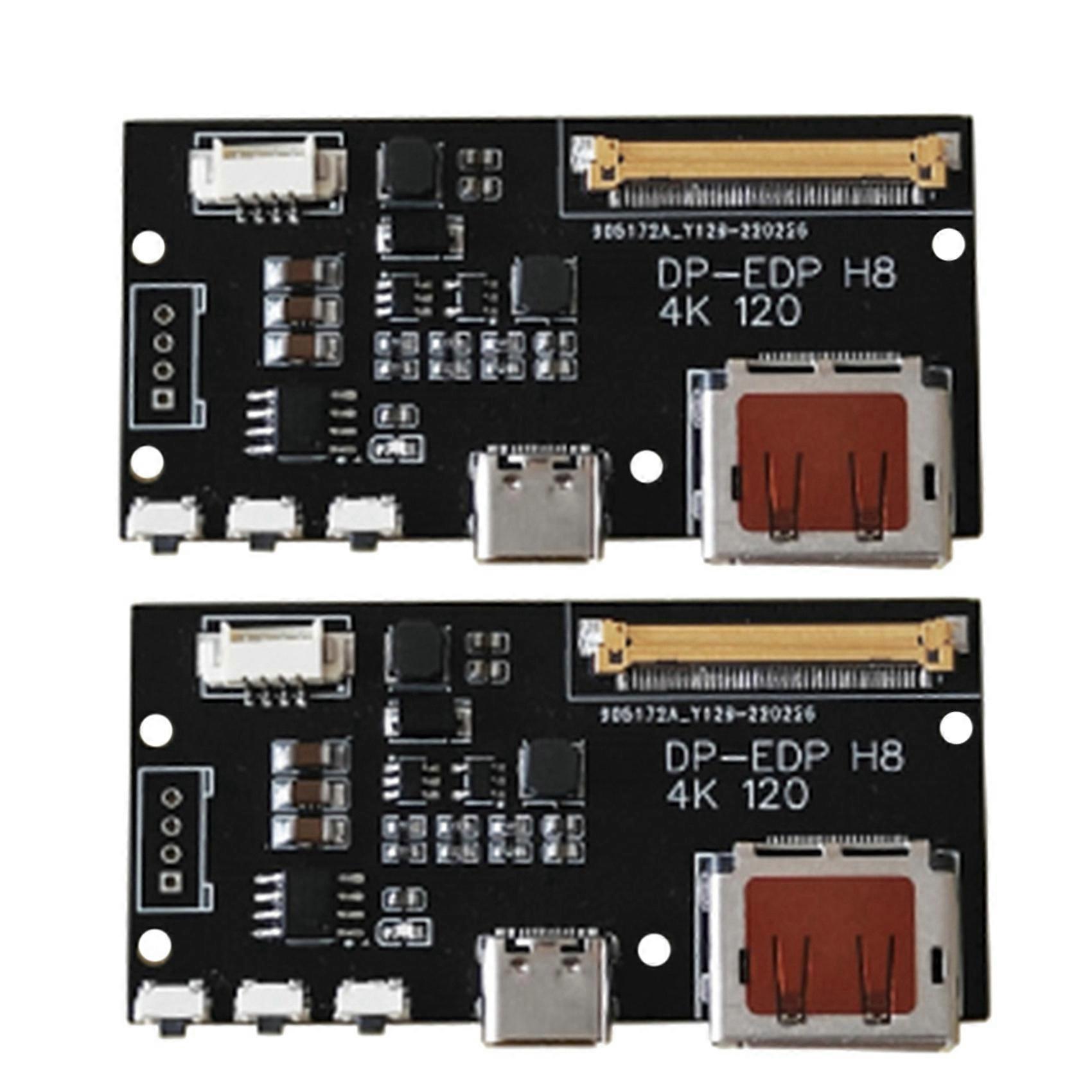 2X DP to EDP 4K 120HZ DIY4K Driver Board 4K 2K 1080 Adapter Board for Portable Display(A)