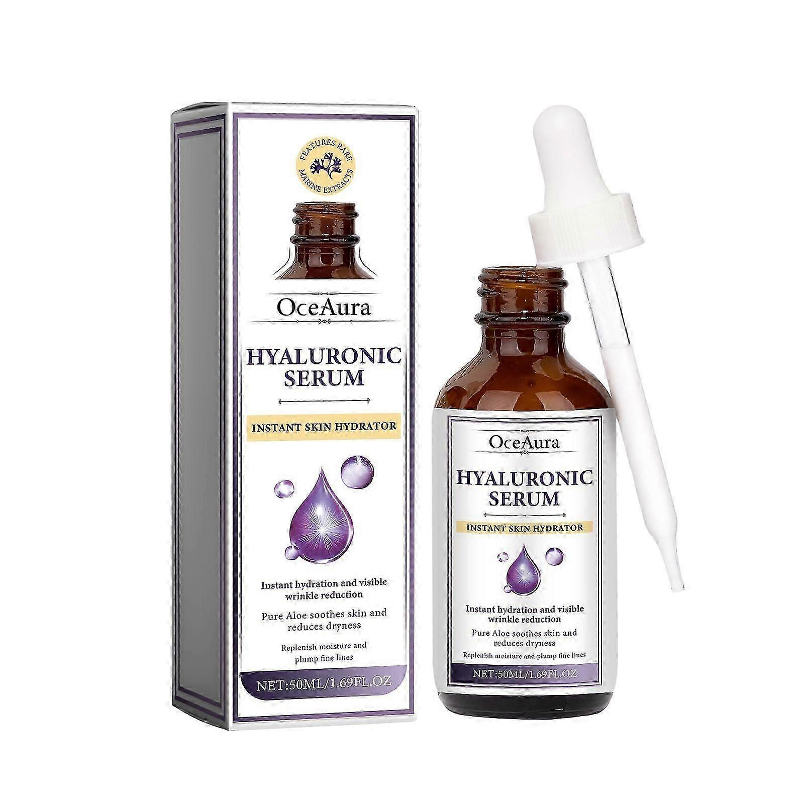 Hyaluronic Acid Serum for AntiAging  Deep Hydration  Firming, Wrinkle Reduction, Smoothing, and Radiance Boost for All Skin Types