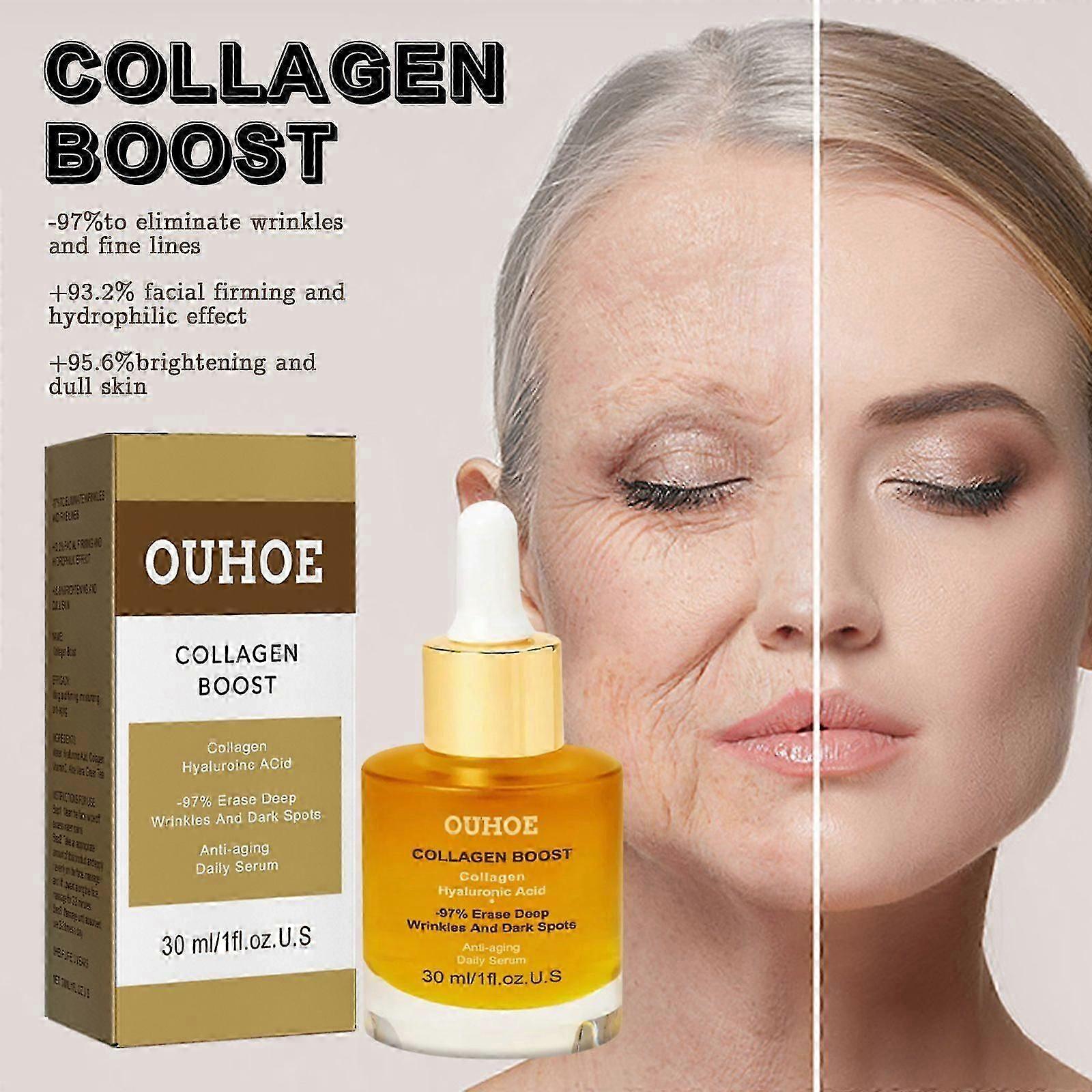 Collagen Facial Essence  Hydrating, Firming, Reduces Fine Lines  Dark Circles, 30ml