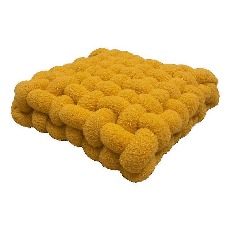 Decorative Throw Pillows Plush Cushions with Soft Touch Fabric for Sofa Bed and Living Room Chairs Yellow