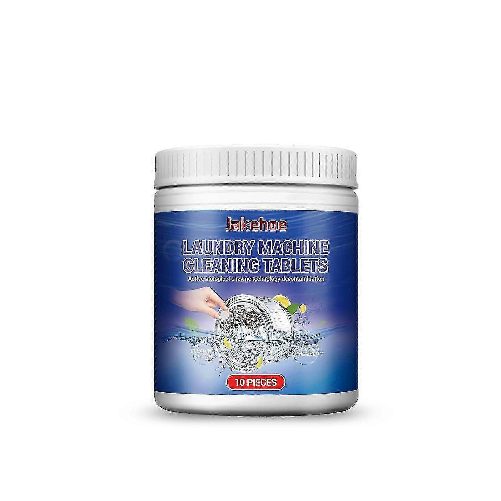 Washing Machine Cleaning Tablets, 10 Pack Effervescent Dirt & Odor Remover, Safe & Effective