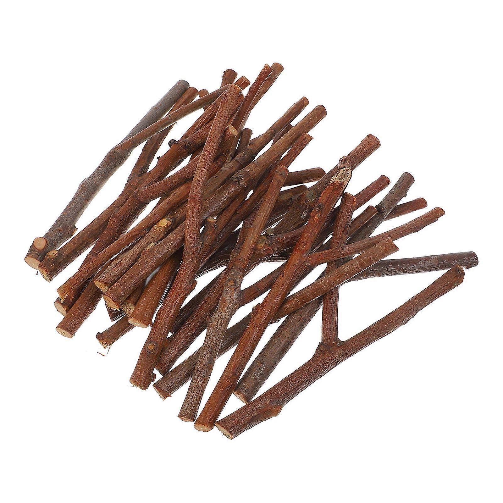 Wooden Craft Sticks Wood Log Sticks for Craft Use 20Pcs Y Shaped Rustic Twigs