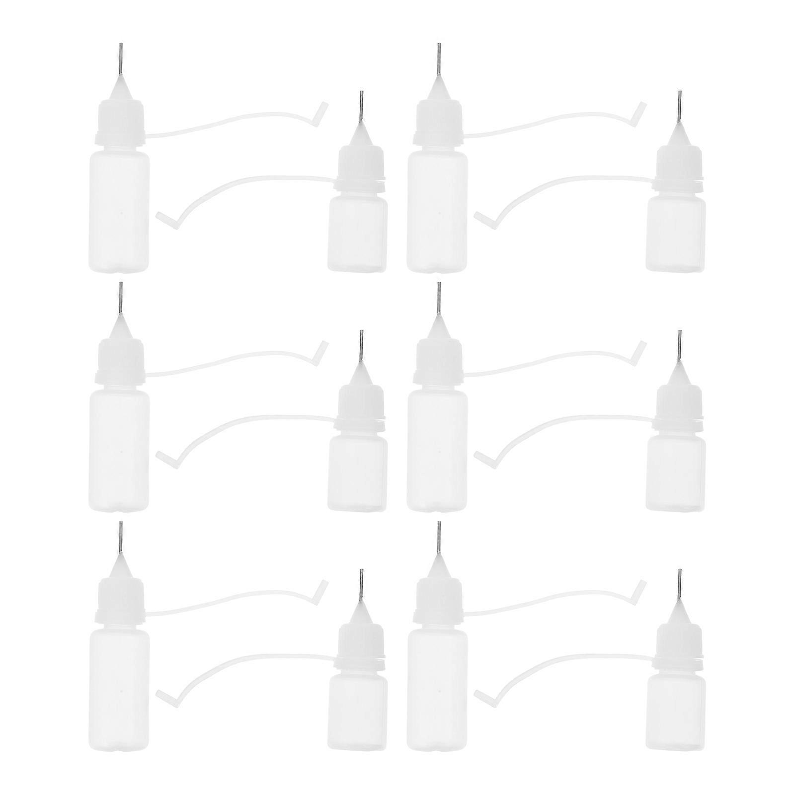 Needle Bottle Glue Application Bottles for Daily Use 12Pcs Pack