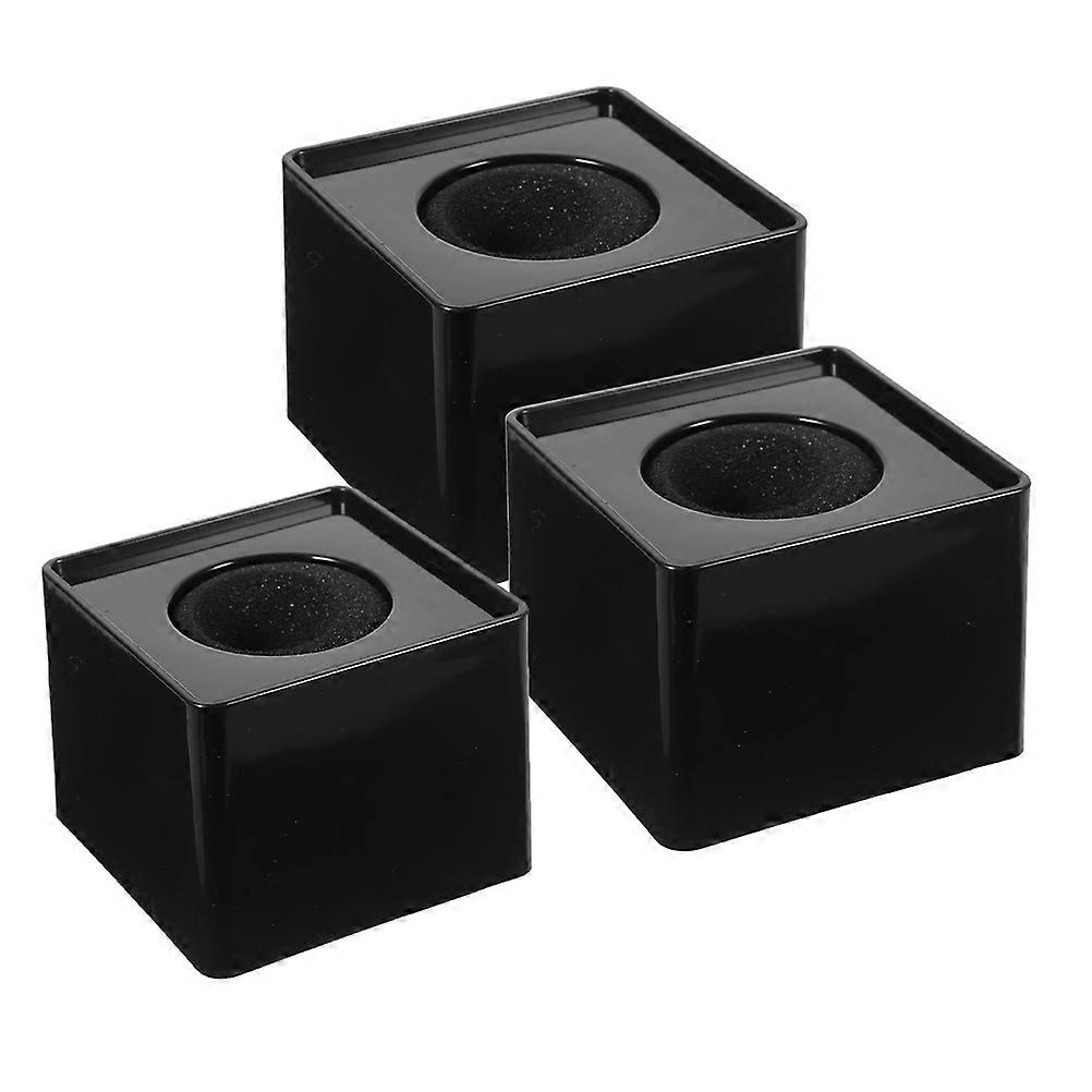 3Pcs Mic Flags for Microphone Flag Versatile Interview Accessories Black