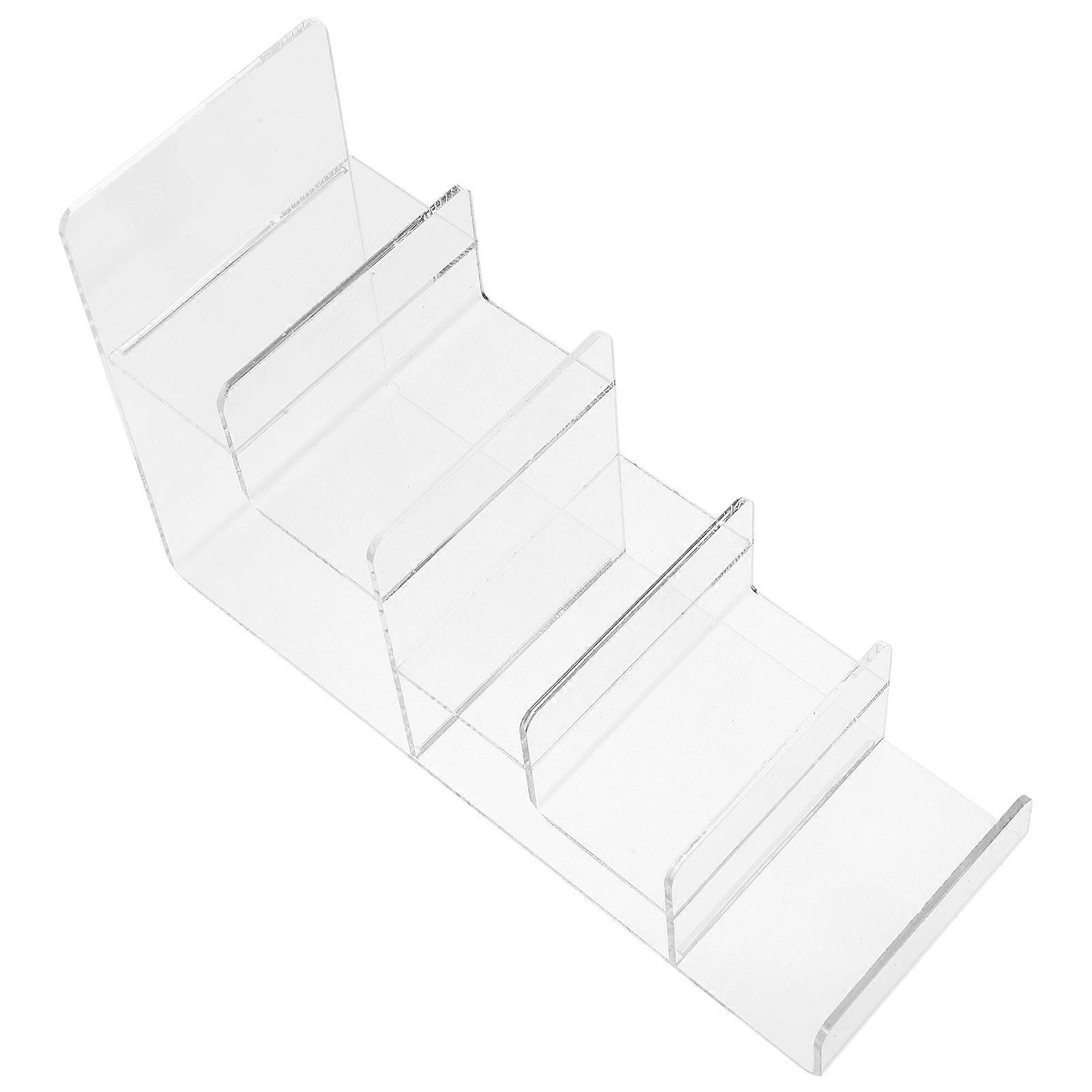 Clear Acrylic Wallet Holder Rack for Display and Storage with 4Pcs Set