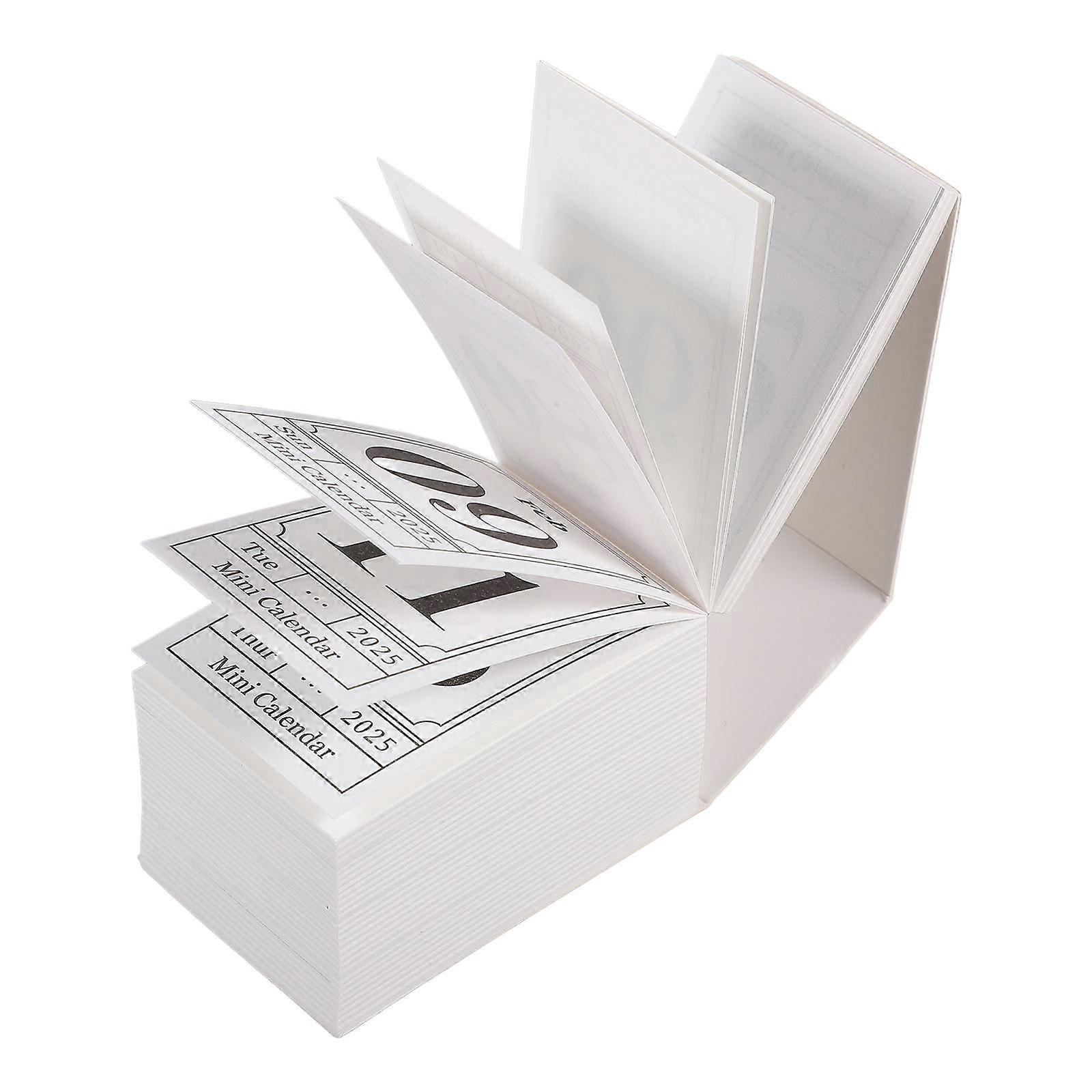 Home Desk Calendar Tearable Mini Calendar for Countdown Use 1 Book