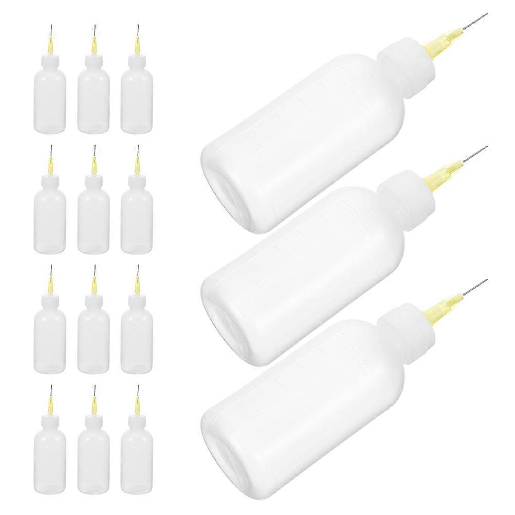 Pottery Accessory Plastic Bottles for Storage 15Pcs Precision Applicator Squeeze Bottles