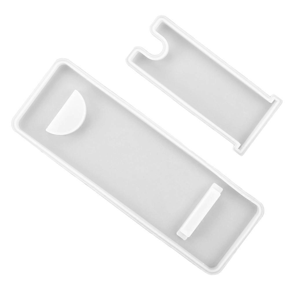 Custom Shape Resin Mold For DIY Projects Displaying Wine In White Silicone 35.6 X 12.5 X 1.7 Cm 1 Set