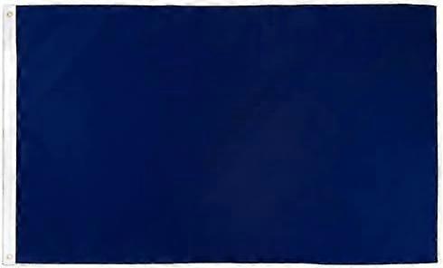 Navy Blue Solid Color Flag  rq 0040