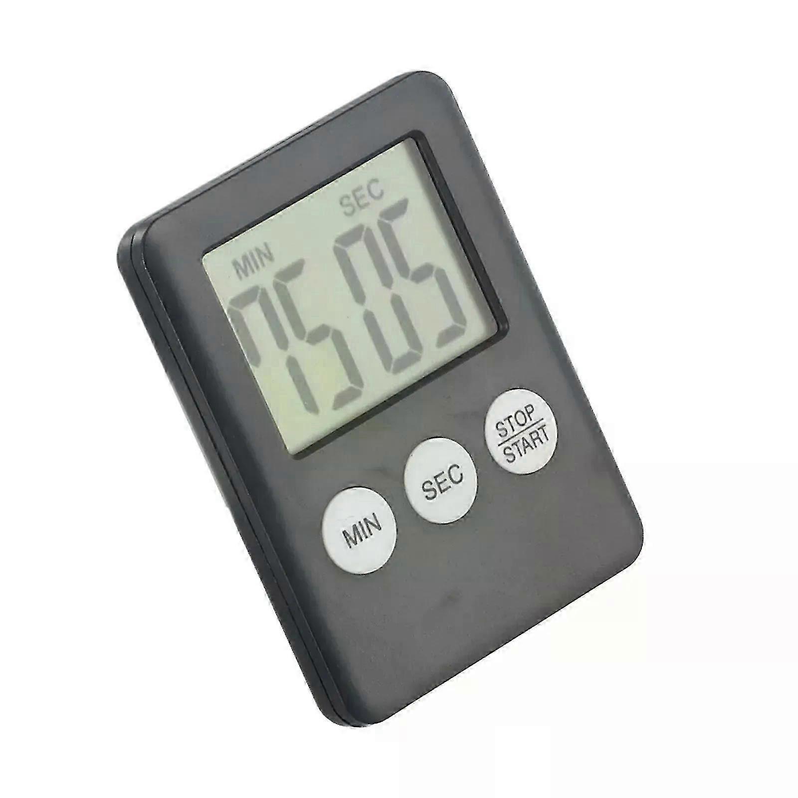 1pc Stopwatch Digital Timer 15V Battery 60 X 70 X 10 Cm Easy-to-read Scale End Time LCD Display Practical Kitchen timer