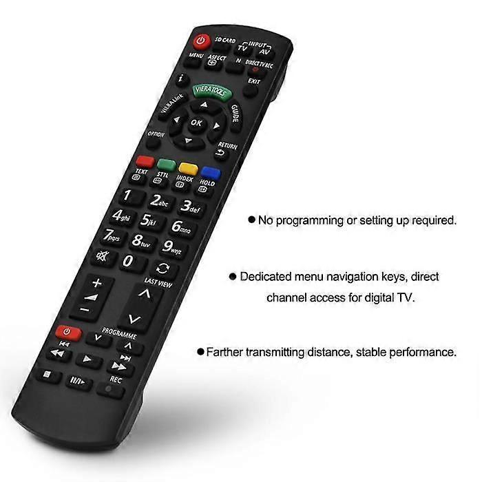 Remote control - Panasonic - N2QAYB000487 - Full functions - Menu navigation - Direct channel access