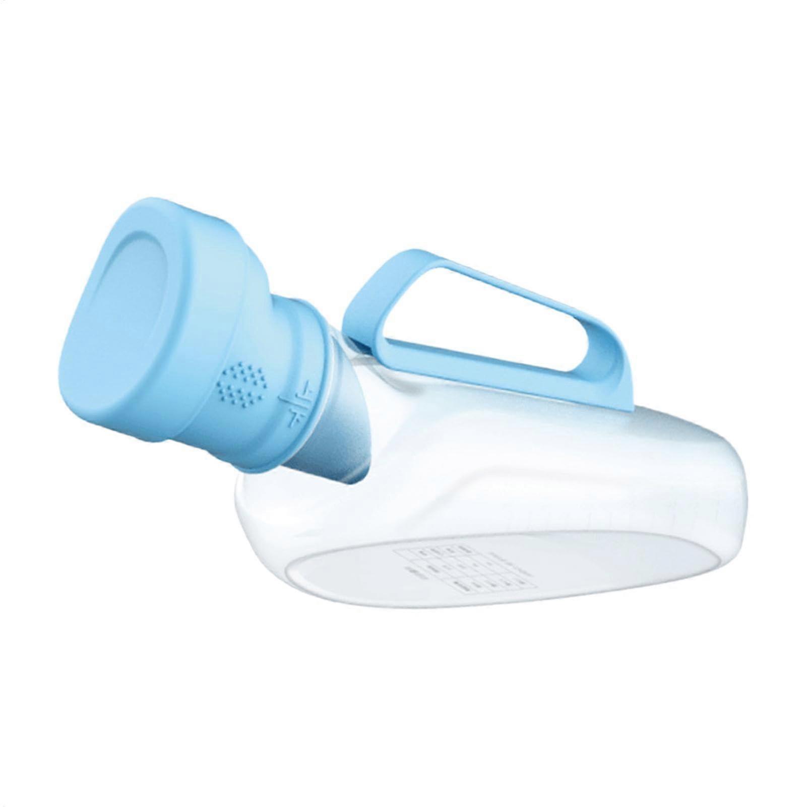 Portable Urinal Bottle for Men 1200ml Leak Proof with Odor Cover and Carry Handle for Travel