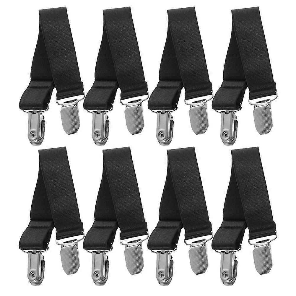 Motorcycle Riding Pants Clips Adjustable Boot Clips Set of 8