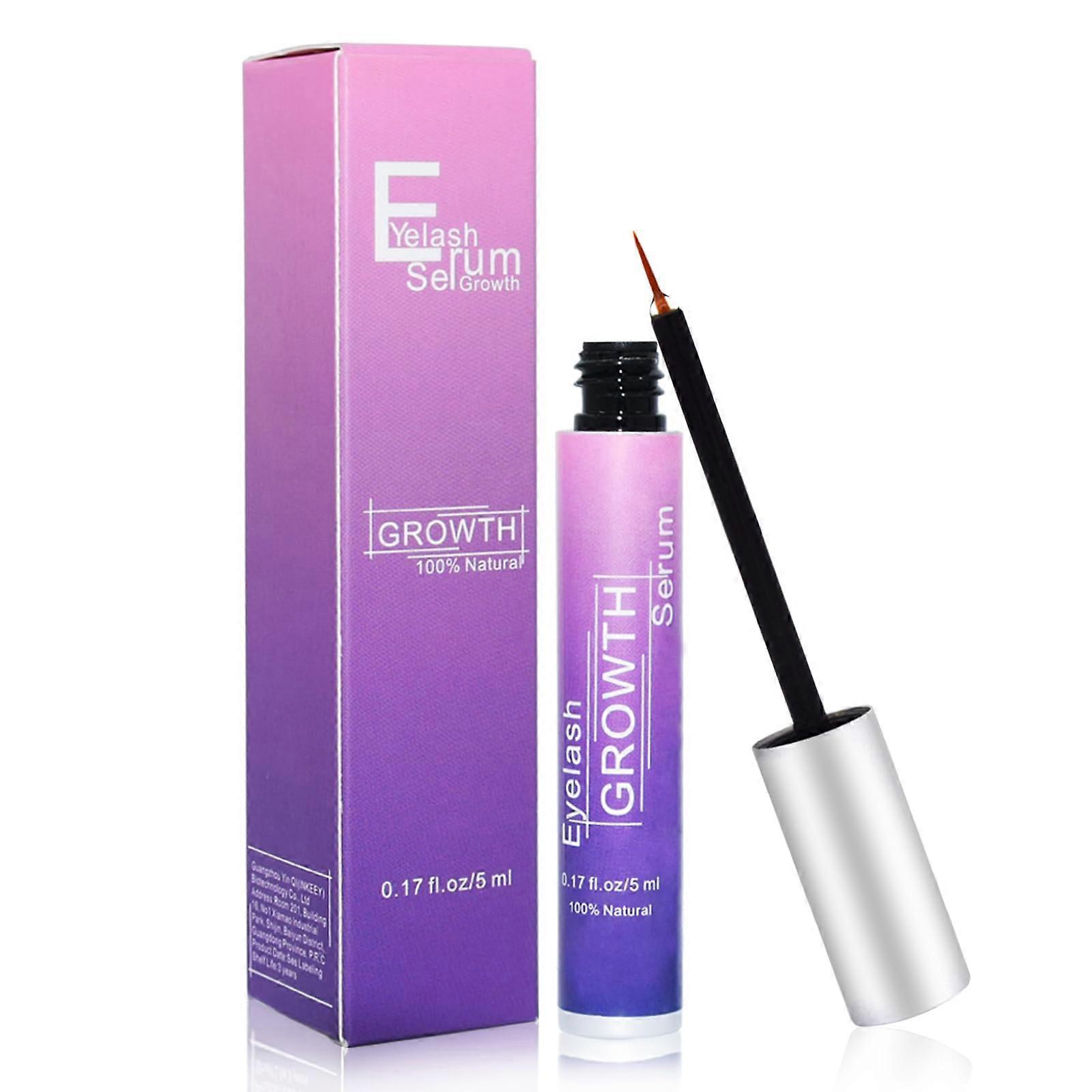 Eyelash Growth Serum 5ml for Fuller Longer Lashes and Thicker Brows with Vegan Hypoallergenic Formula