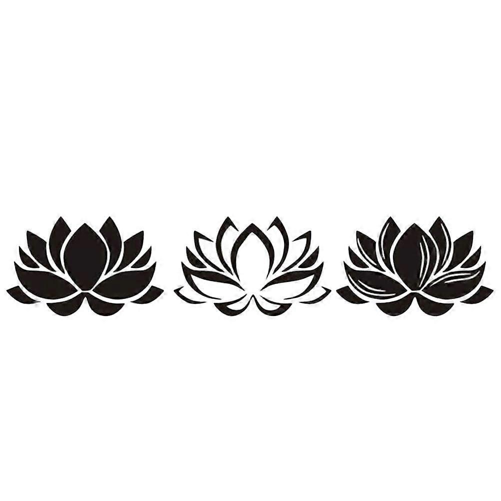 Unique Lotus Wall Sticker Creative Wallpaper for Decoration Use