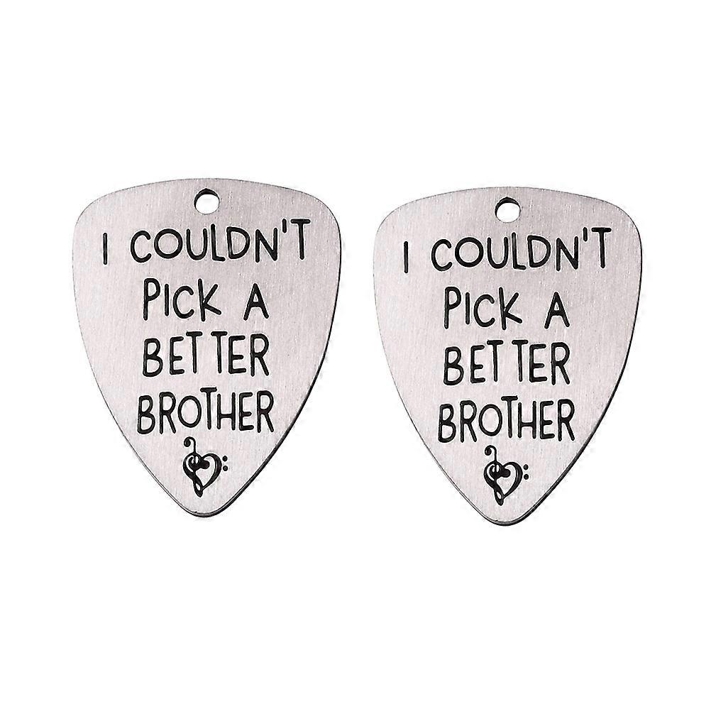 Guitar Plectrum Shrapnel for Guitar 2Pcs Silver Durable Musical Tool